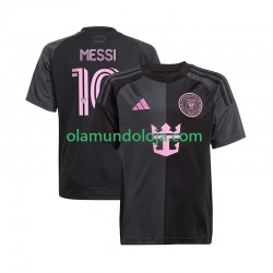 Camisola Inter Miami Lionel Messi 10 Homem Equipamento Segundo 2025 Manga Curta